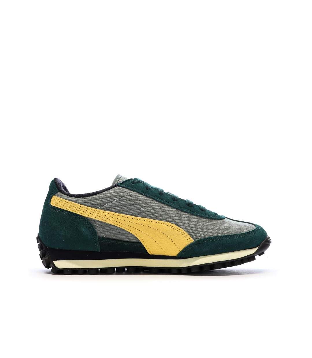 Baskets vertes/jaunes homme puma easy rider-2