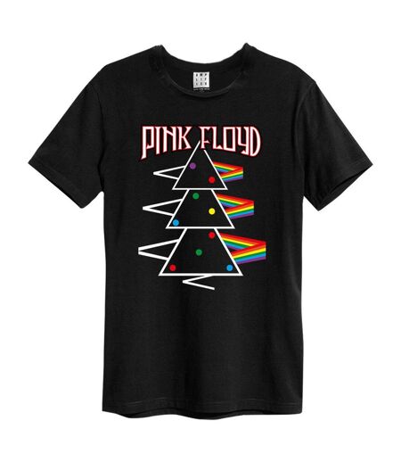 T-shirt Style Pink Floyd Pyramid Tree Adulte Noir Amplified