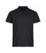 Unisex Adult Single Jersey Polo Shirt Black Clique-4