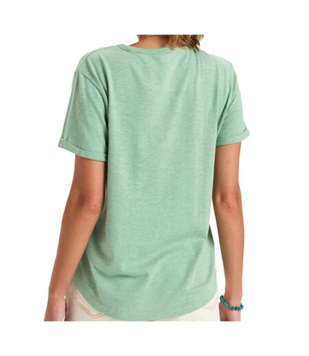 T-shirt vert femme roxy oceanwave - l