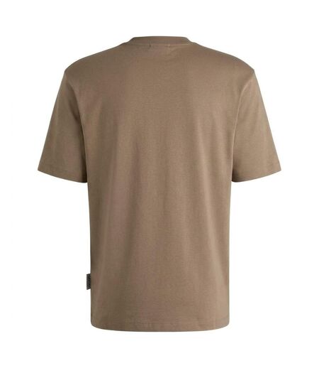 T-shirt Motif/style Logo Homme Marron Hugo