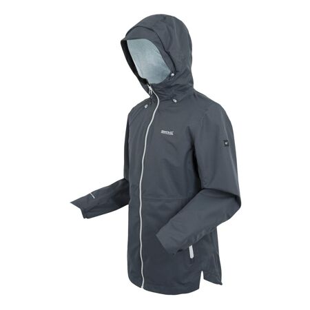 Veste imperméable hamara femme gris phoque / blanc Regatta