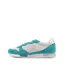 Baskets blanches/turquoises femme le coq sportif alpha-1