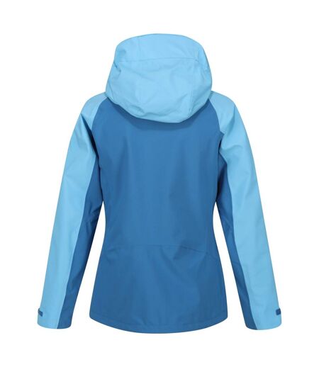 Regatta Womens/Ladies Birchdale Waterproof Shell Jacket (Vallarta Blue/Ethereal) - UTRG3330