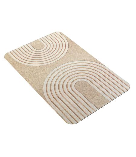 Tapis de Bain Ultra-Absorbant Adriel 50x80cm Naturel