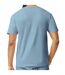 Mens short sleeve soft-style t-shirt stone blue Gildan