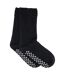 Mens Extra Wide Winter Bed Socks with Grips | Non Slip Thermal Sleep Socks-4