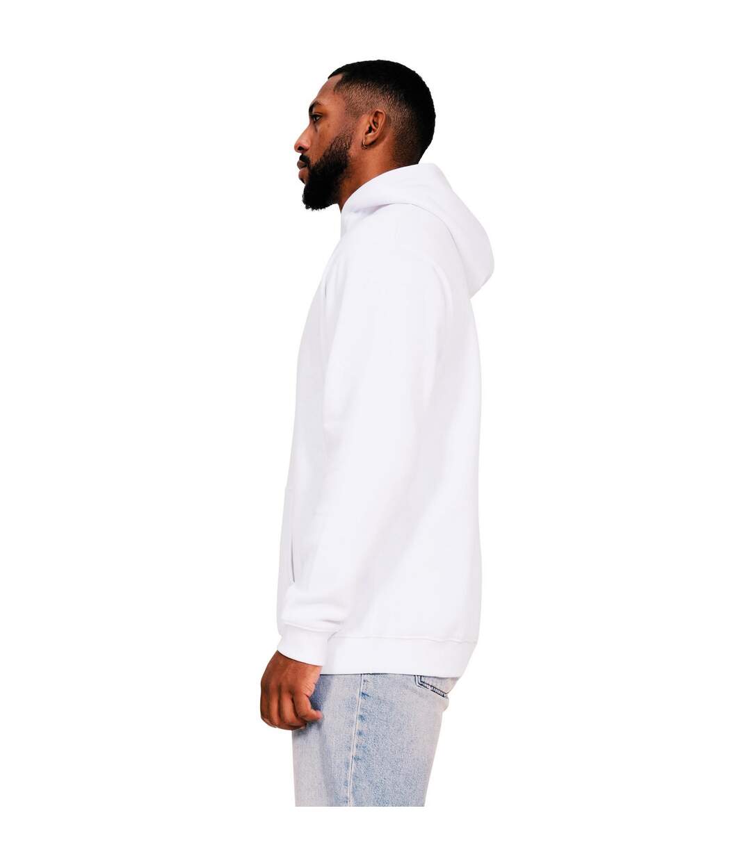 Sweat à capuche core homme blanc Casual Classics-3