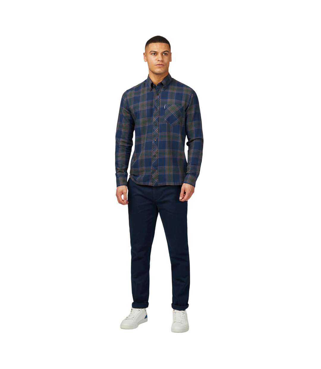 Chino Signature Homme Bleu Marine Foncé Ben Sherman-1
