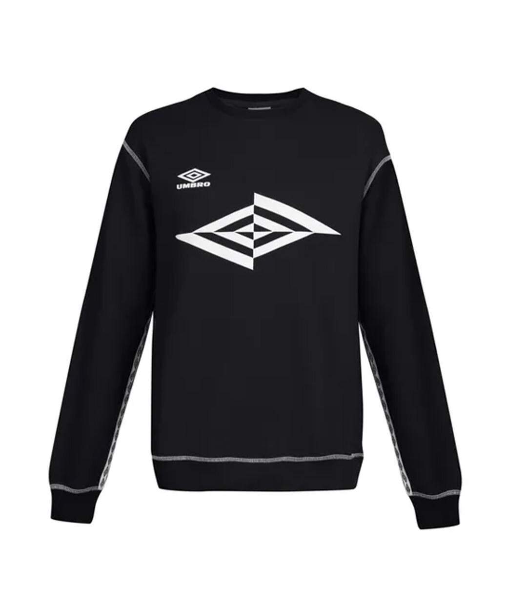 Sweat noir homme umbro lif crewnec pig - m-1