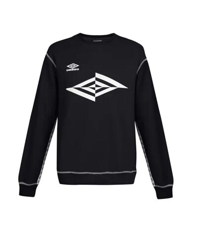 Sweat noir homme umbro lif crewnec pig - m