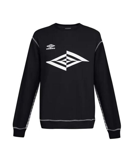 Sweat noir homme umbro lif crewnec pig - m