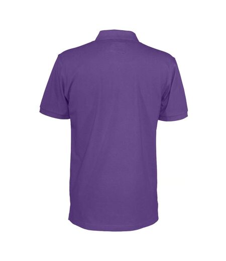 Clique Mens Pique Polo Shirt (Purple)