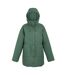 Womens/ladies Rurie Baffled Padded Jacket Dark Forest Green Regatta-2