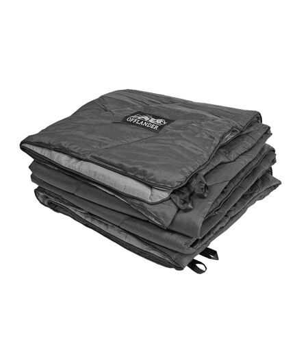 Couverture Camping Motif/style Logo 200 Cm X 140 Cm Gris Offlander