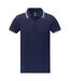 Elevate Mens Amarago Short-Sleeved Polo Shirt (Navy)