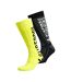 Chaussettes de compression jaune/noir adulte superdry compressport-1