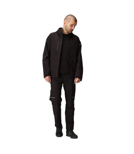 Mens Waterproof Jacket Black Regatta Professional