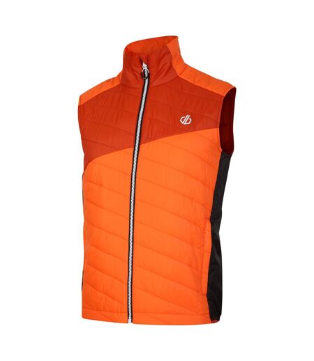 Mens Touring Quilted Lightweight Gilet Puffins Orange Rooibos Tea Dare 2B