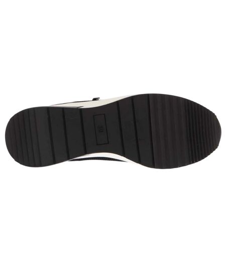 Womens/ladies ellens wedge trainers black Dune London