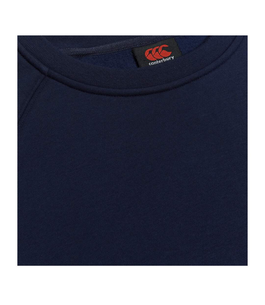 Womens/ladies Club Crew Neck Sweatshirt Navy Canterbury-3