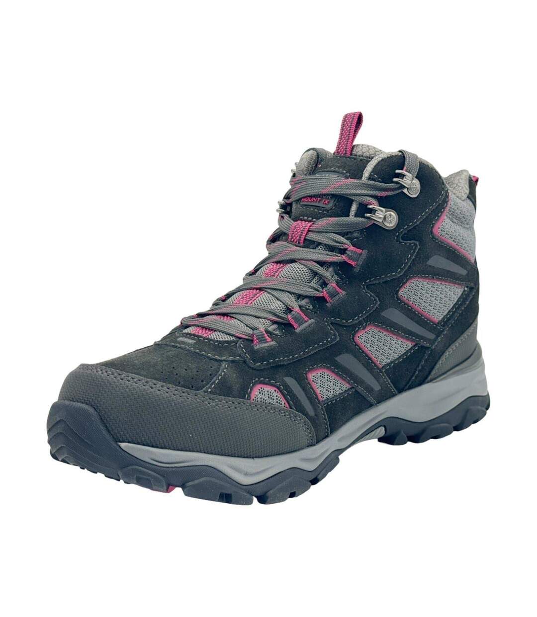 Chaussures Montantes De Marche Mount Femme Noir Rose Karrimor-3