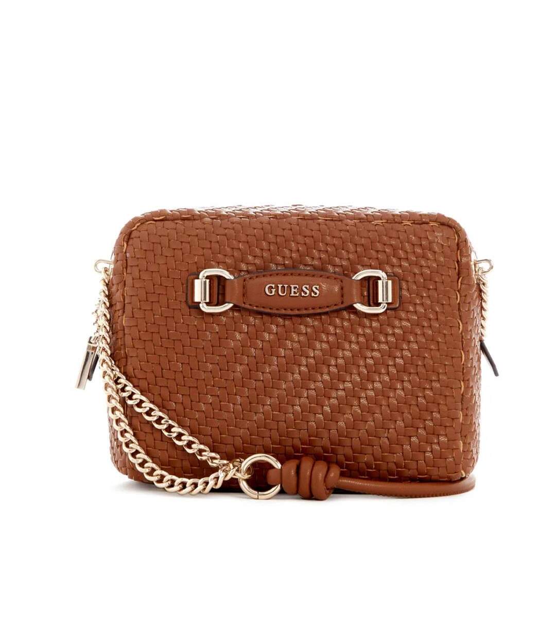 Sac à bandoulière camel femme guess francy camera-1