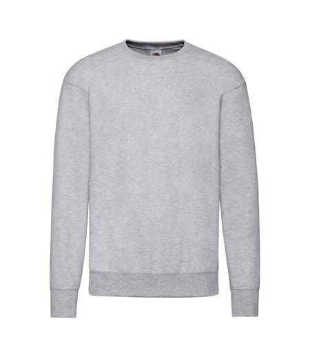Sweat Manches Cousues Adulte Gris Chiné Fruit Of The Loom
