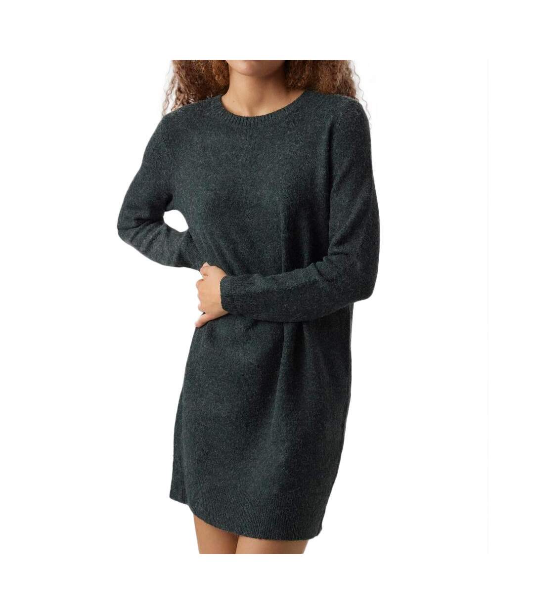 Robe grise femme vero moda 10215523 - l-1