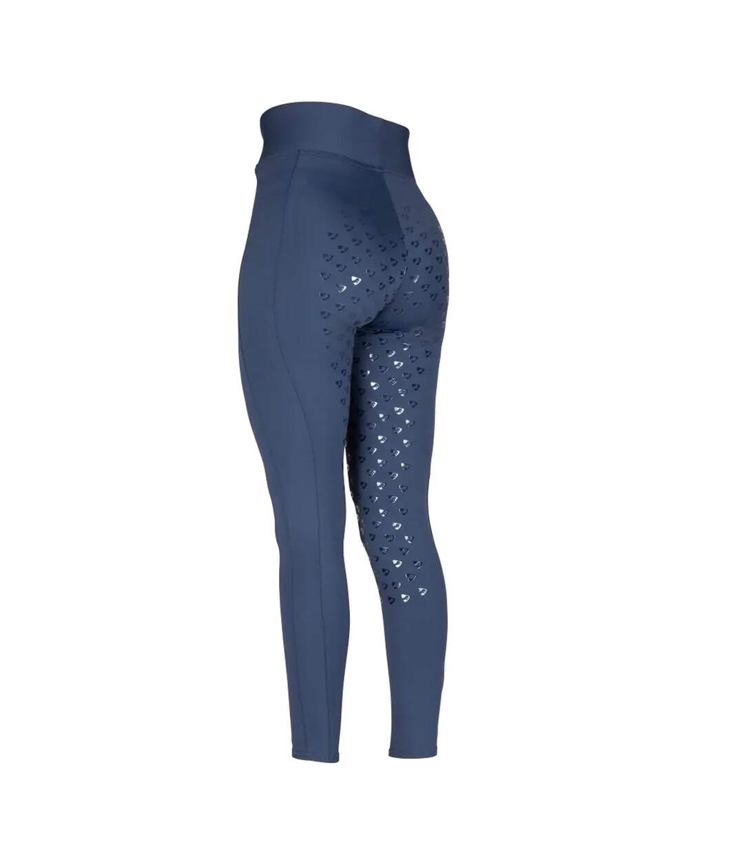 Collant d'équitation eltar femme bleu marine Aubrion-2