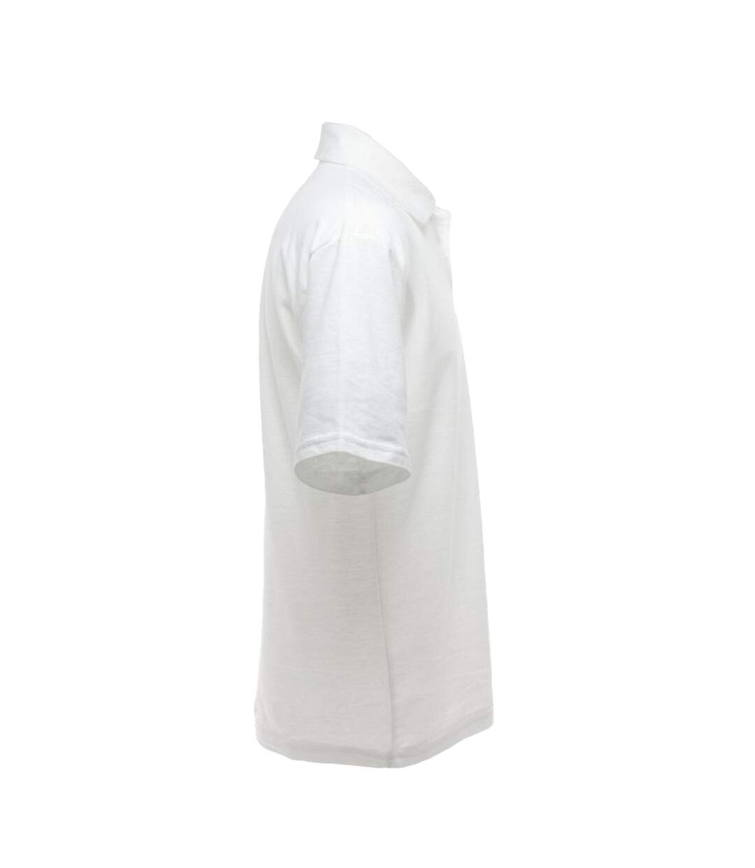 UCC 50/50 Mens Plain Piqué Short Sleeve Polo Shirt (White) - UTBC1194-4
