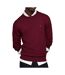 Pull bordeaux homme tommy hilfiger essential crew - l-1