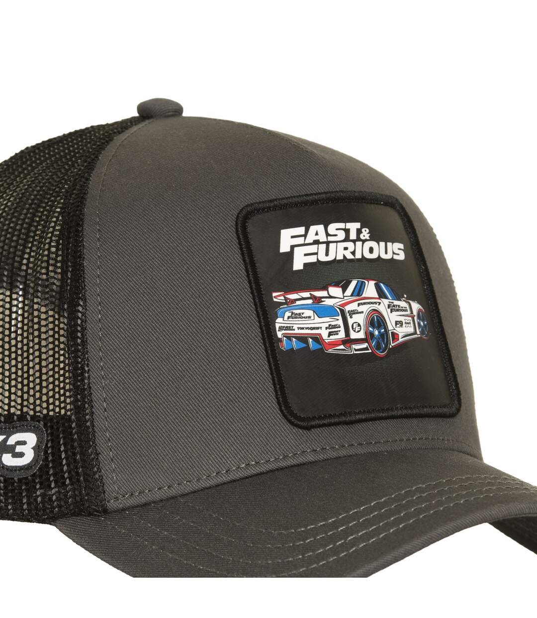 Casquette trucker avec filet et patch Fast and Furious Drift Capslab-3