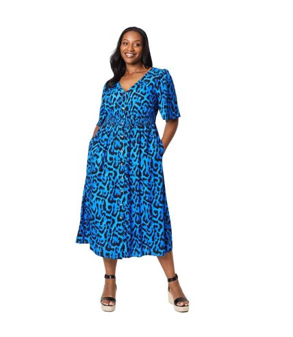 Robe mi-longue femme bleu Dorothy Perkins