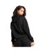 Sweat À Capuche Style Texte Ess Femme Noir Puma-4