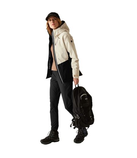Doudoune Matelassée Highton Femme Blanc Cassé Noir Regatta