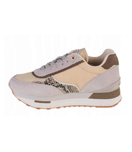 Baskets Motif/style Logo Femme Beige Crème Big Star