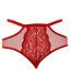 Lace culotte panties with waist strap 21681 woman