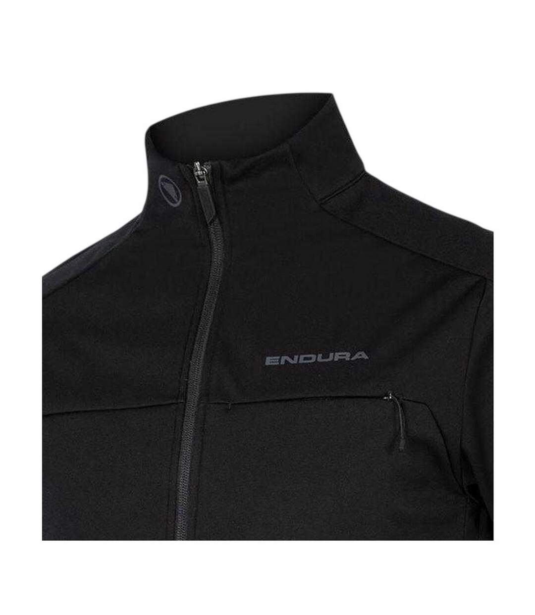 Mens Windchill Ii Performance Windproof Long-sleeved Cycling Jacket Black Endura-3
