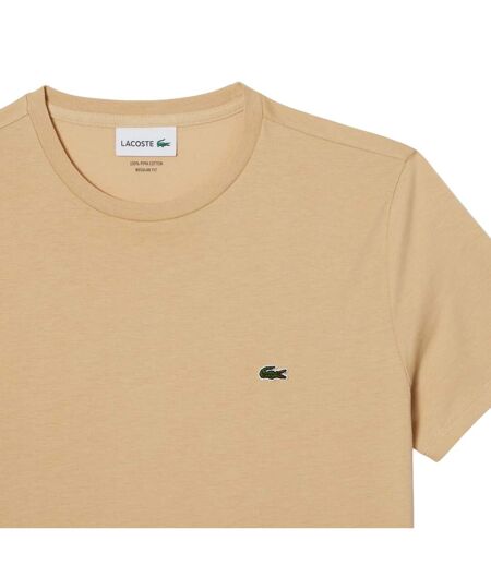 T-shirt Adulte Beige Lacoste