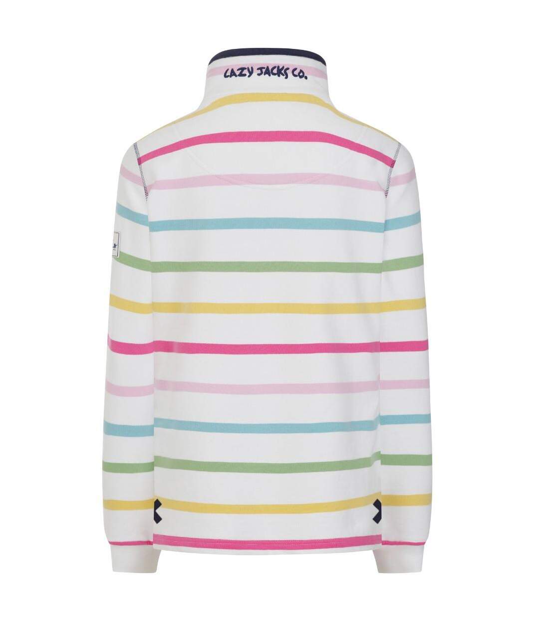 Sweat Motif/style Rayé Femme Brights Lazy Jacks-3