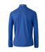 Mens abstract zip neck golf base layer top royal blue/black Island Green-2