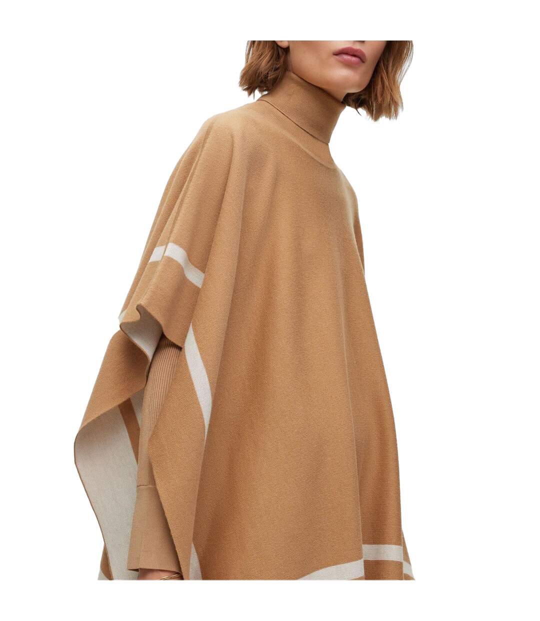 Womens/ladies Lia Poncho Beige Boss-3