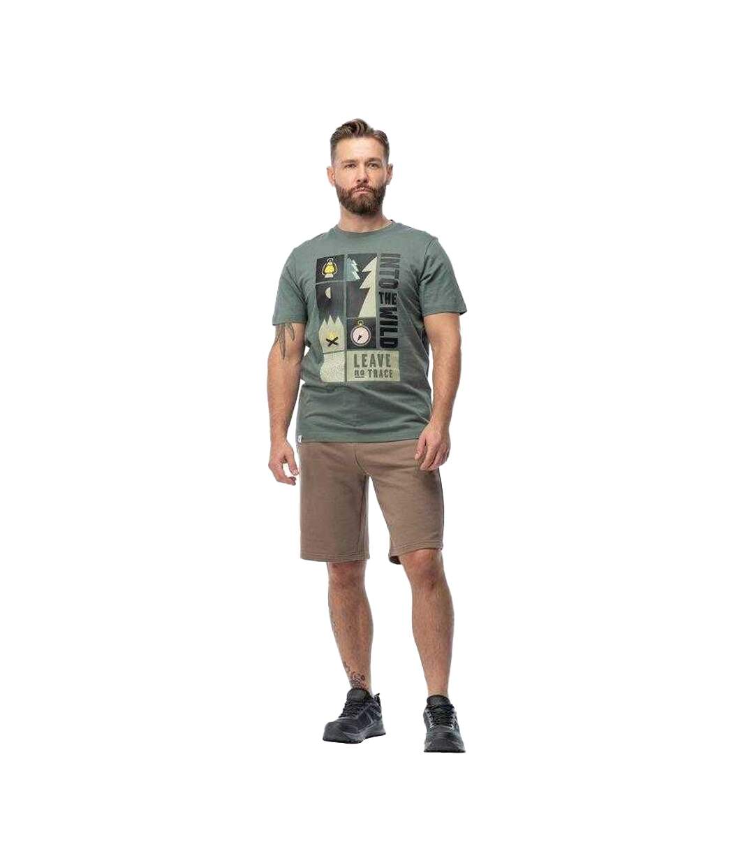 T-shirt Junis Homme Vert Hi-Tec-1