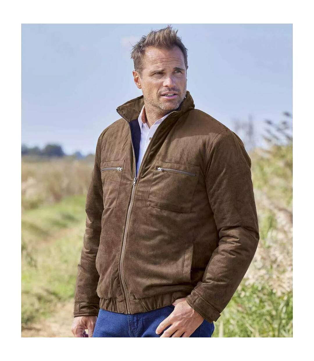 Veste homme taupe Atlas For Men-2