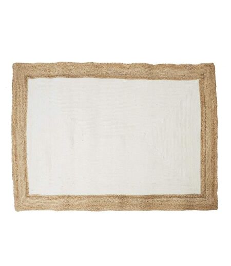 Tapis Déco en Jute Rodame 120x170cm Écru