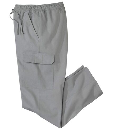 Men's Grey Cargo Trousers