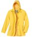 Women's Yellow Hooded Windbreaker  