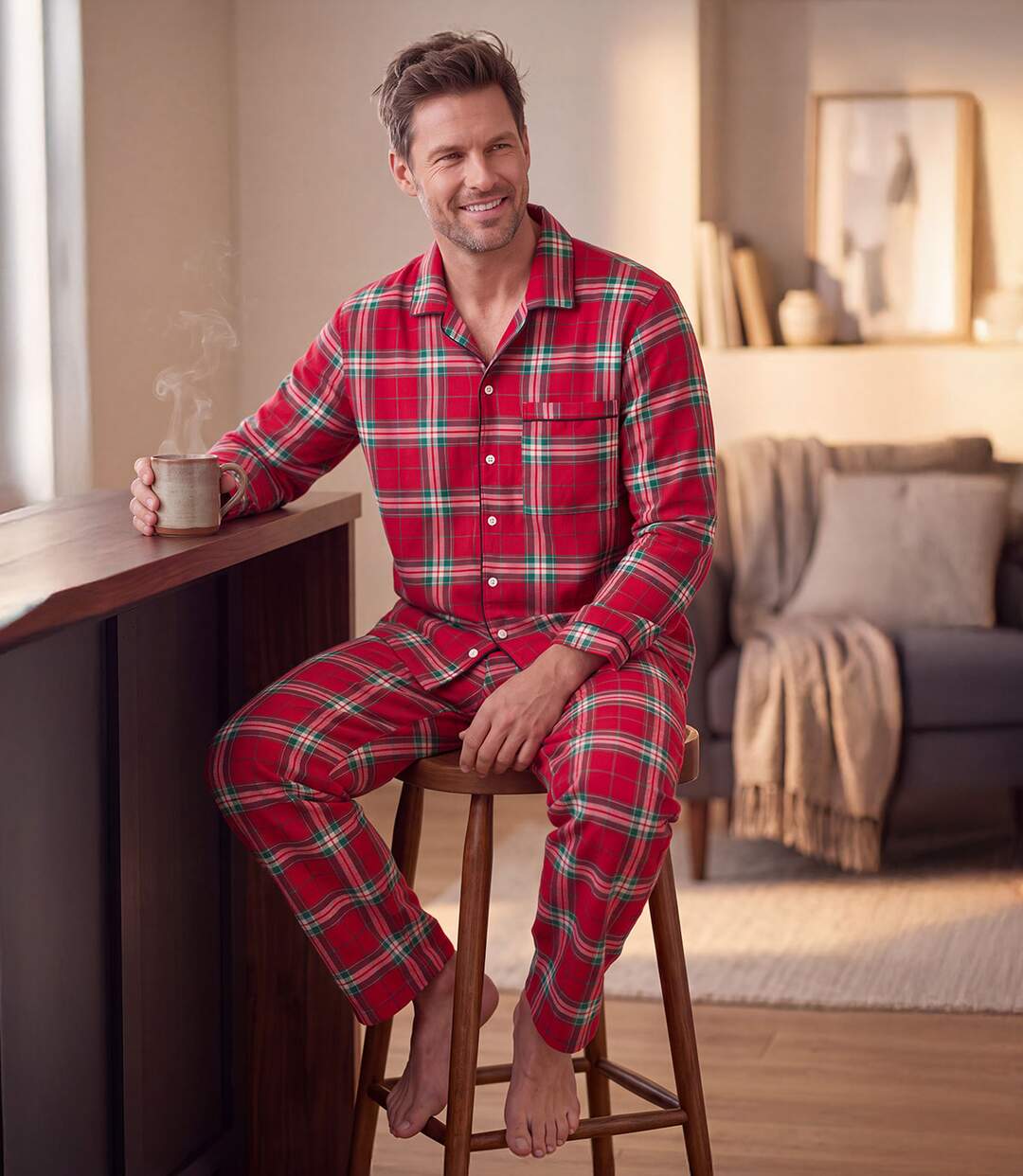 Le Pyjama de Noël en Flanelle-3