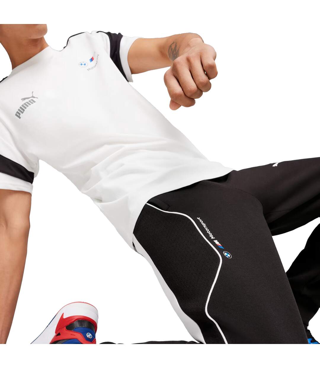 Pantalon De Jogging Style Bmw Motorsport Homme Noir Puma-4